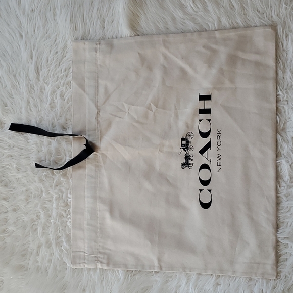Coach Dust Bag Drawstring Brand New Without Tag Size 21.5" X 24.5" - Picture 1 of 7